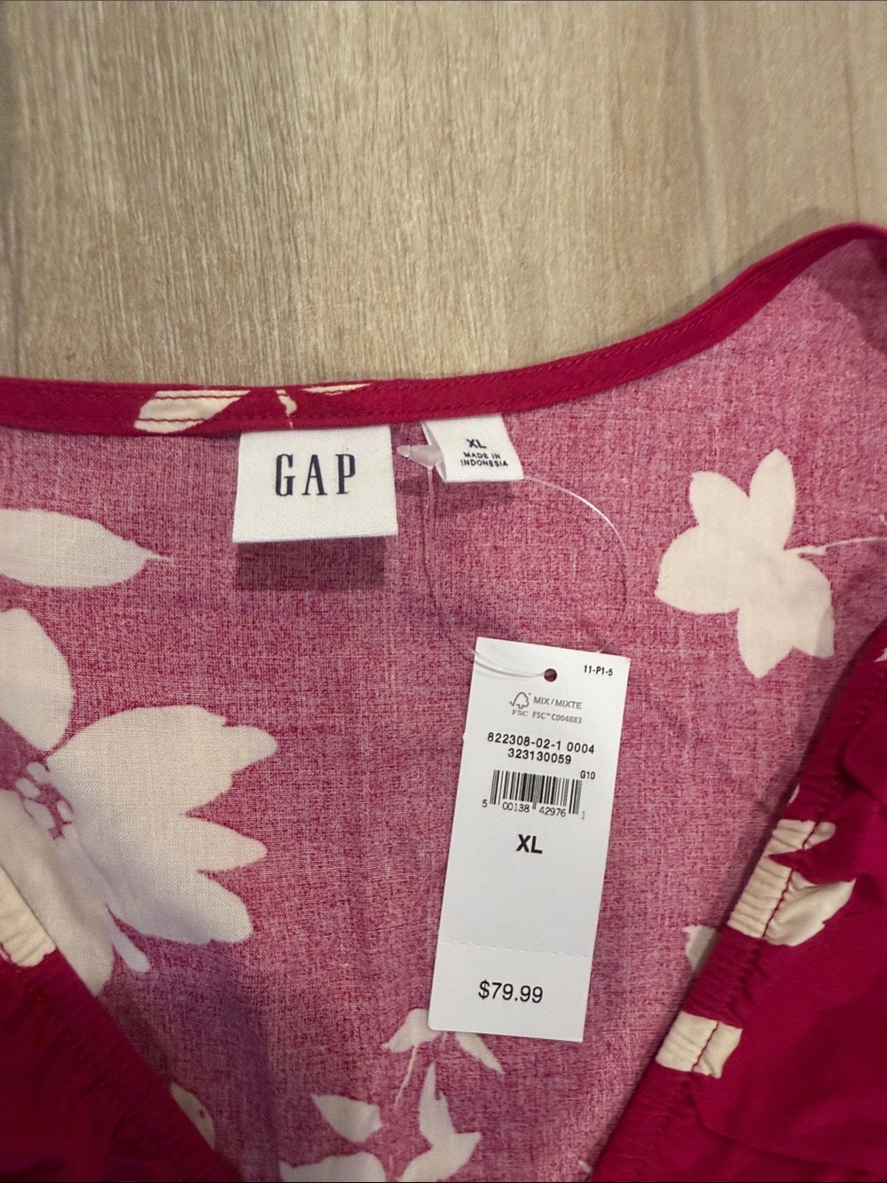 GAP Magenta Floral Maxi Dress - Picture 2 of 3